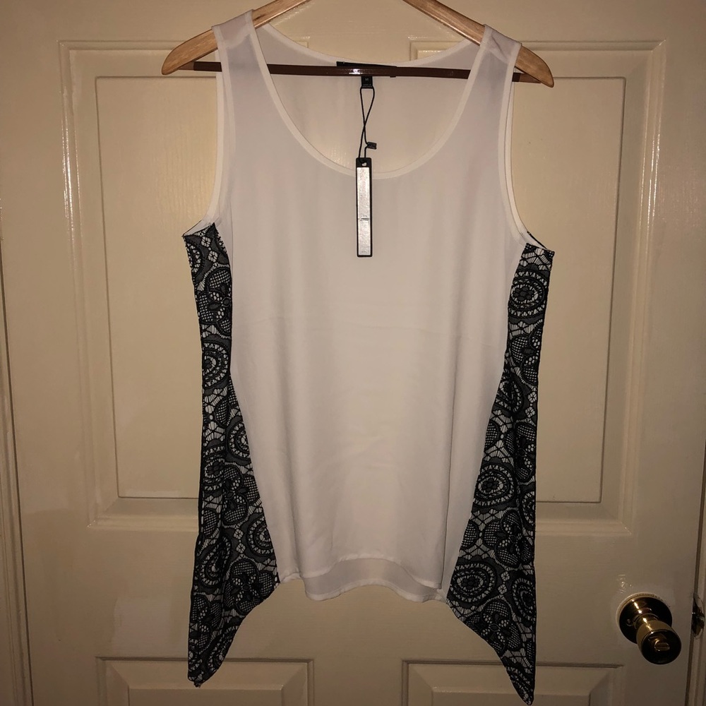 Harve Benard winter white blouse